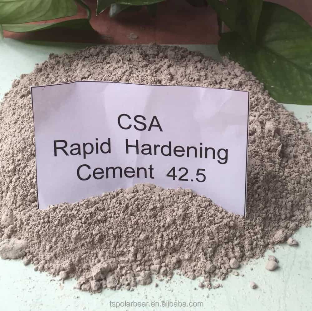 Rapid hardening cement
