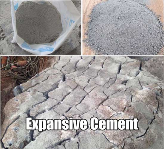 Pictures of expansive cement