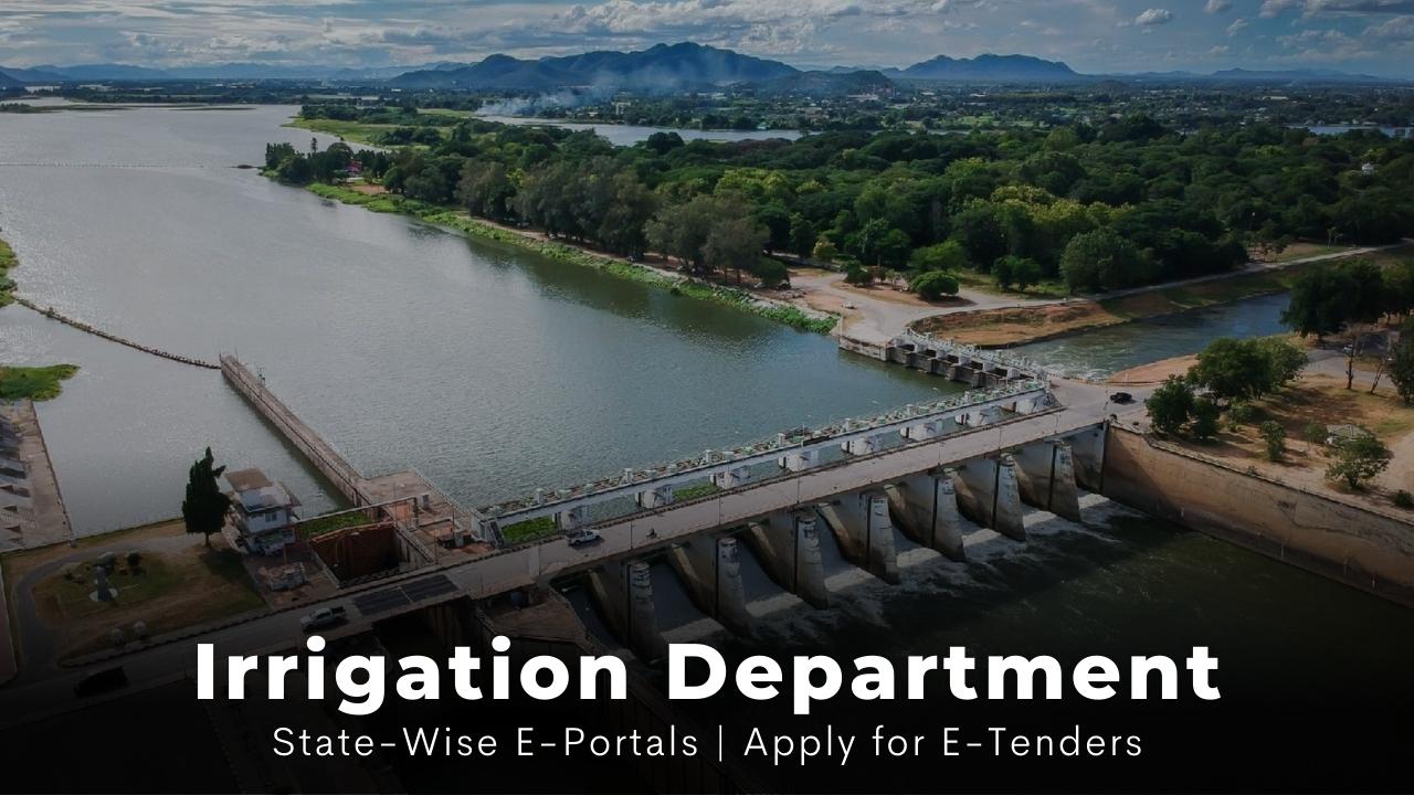 WRD & Irrigation Department ETenders StateWise Eportal links