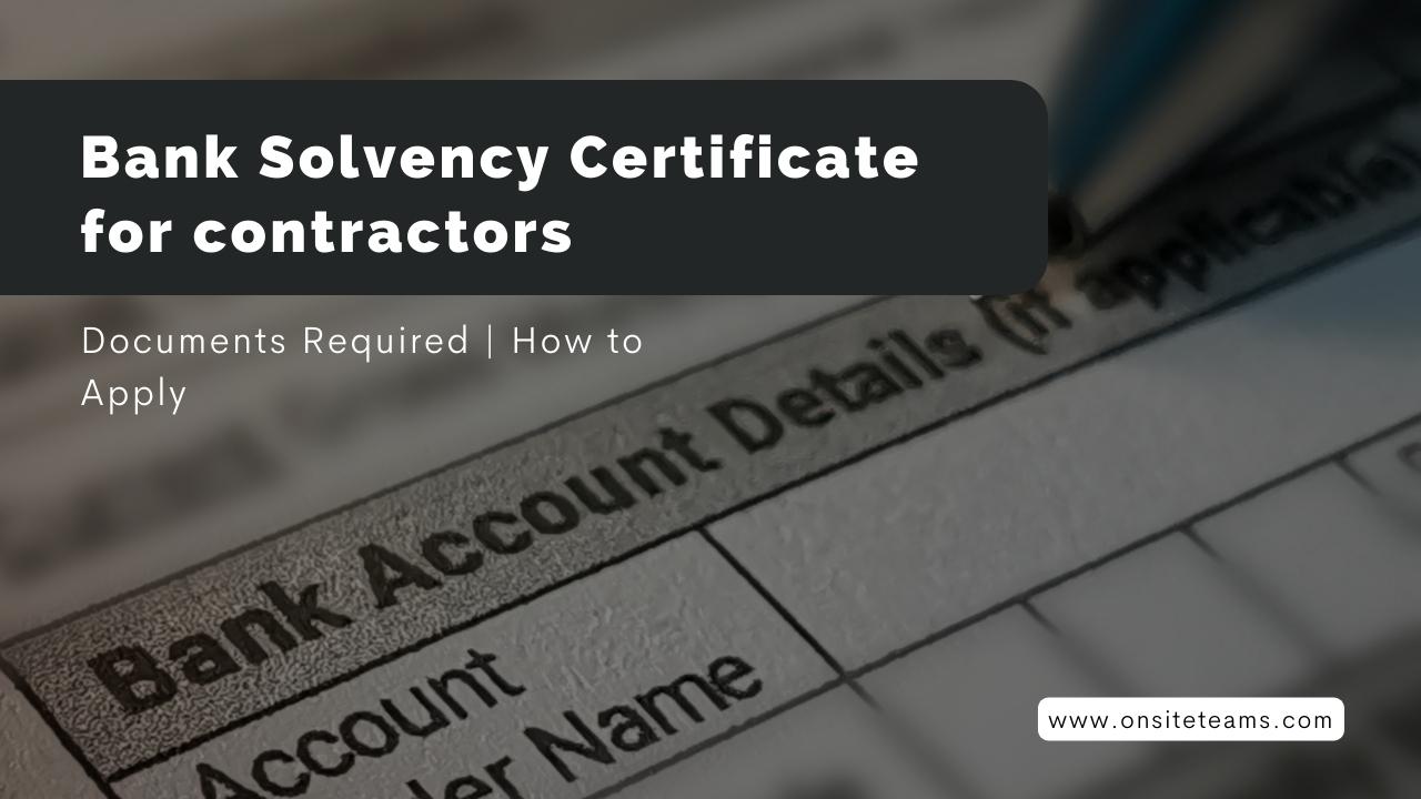 bank-solvency-certificate-documents-required