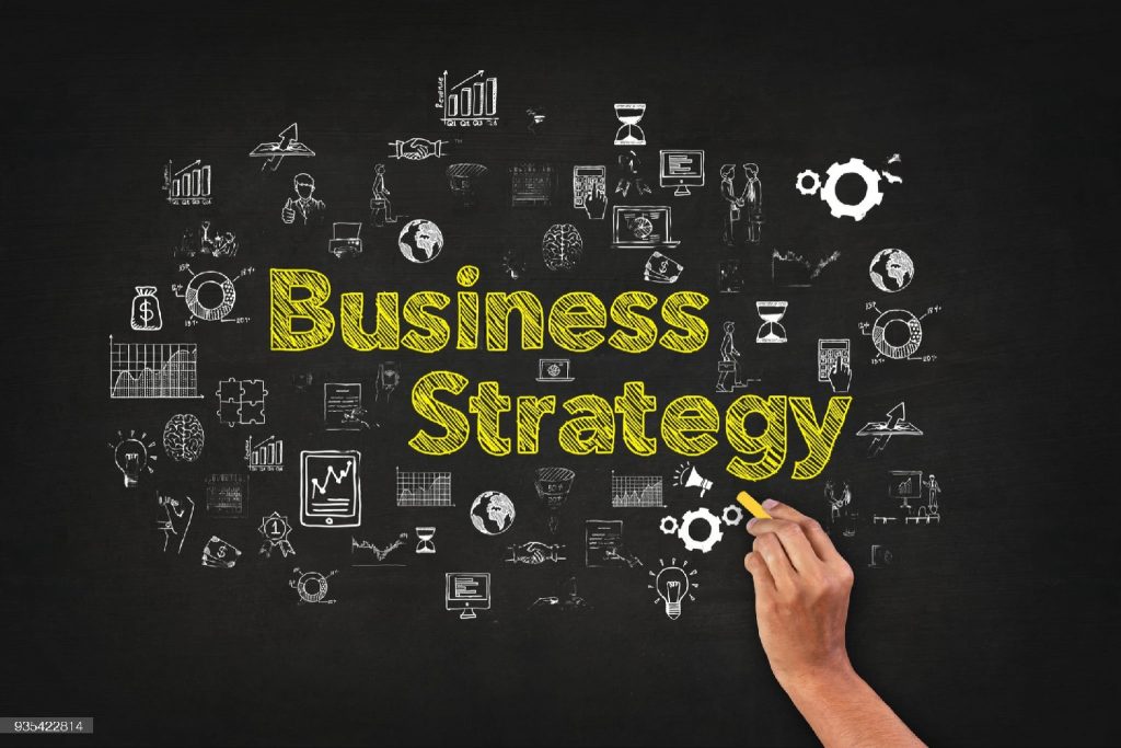 Picture showing business strategy graphic
