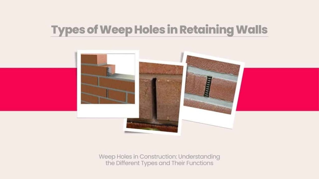 Weep Holes In Retaining Walls Importance Function 48 OFF
