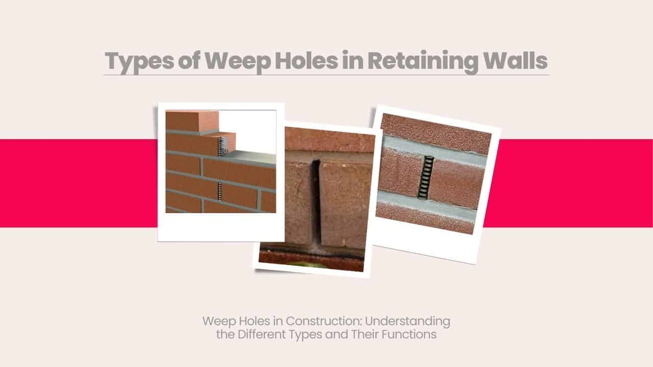 Purpose Of Weep Holes In Retaining Walls at Samantha Kaye blog