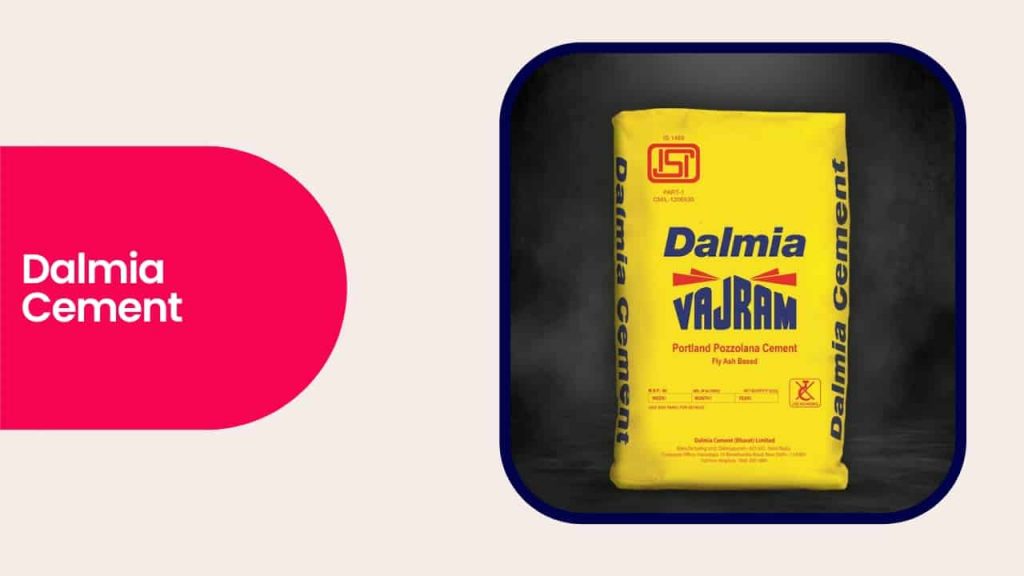 Image showing a sack of Dalmia cement