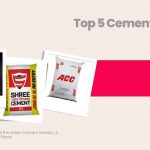Image showing different pictures of cement sacks. Image has the following heading text - Top 5 Cement Plants in India