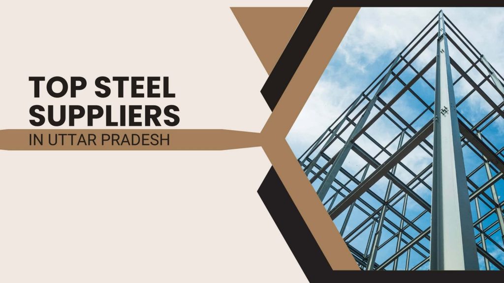 This image contains a structure of steel. This image has the following meta text: Top Steel Suppliers in Uttar Pradesh