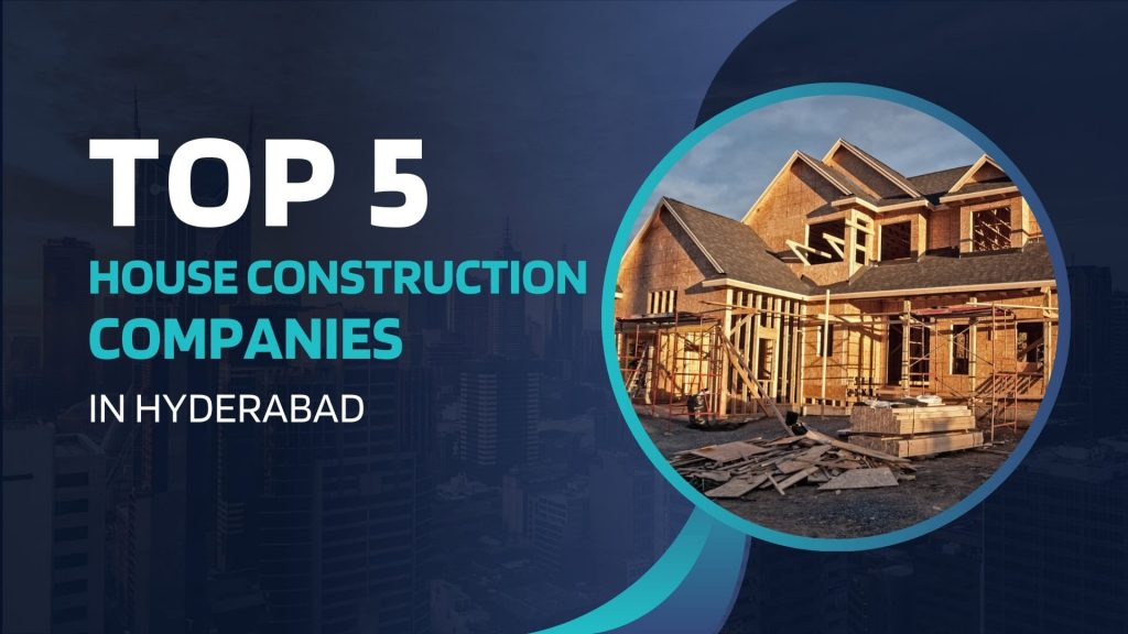 This image contains a house under construction. This image has the following meta text: Top 5 House Construction companies in Hyderabad 