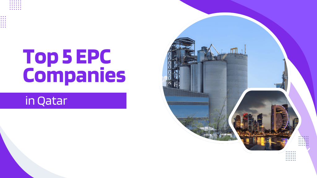 This image has a view of power plant and Qatar. This image has the following meta text: Top 5 EPC Companies in Qatar