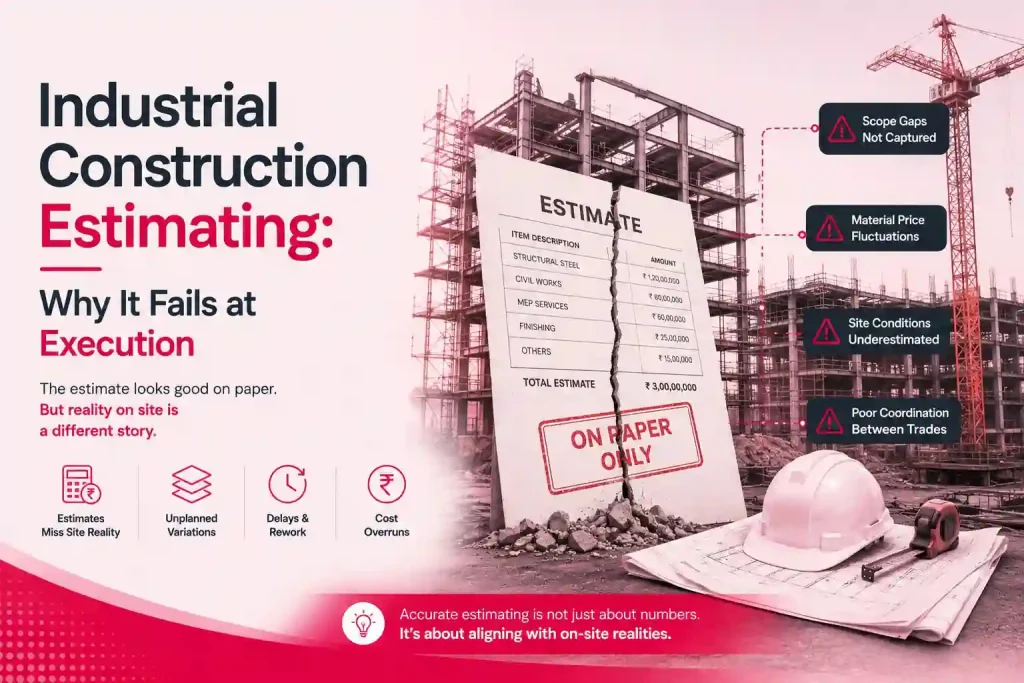 Industrial Construction Estimating: Why It Fails at Execution
