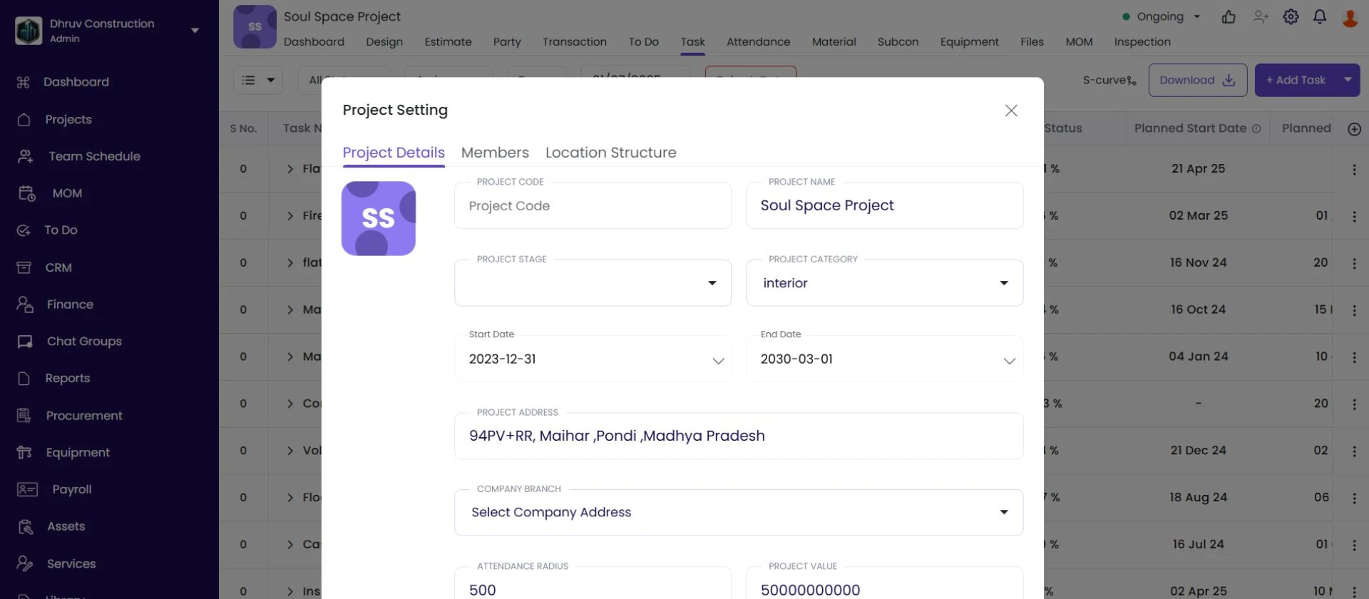 Project Site Sign In How to Manage Project Stages and Categories in Onsite