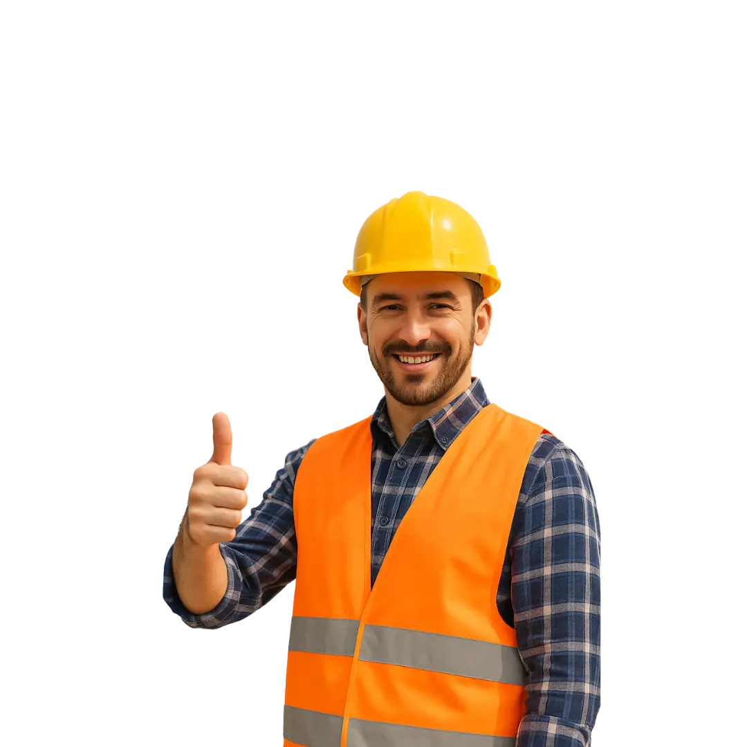 Site engineer using Onsite digital checklists on mobile