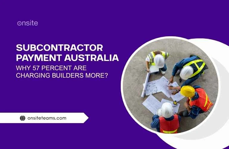 This image has some subcontractors. This image has the following meta text: Why 57 Percent Are Charging Builders More
