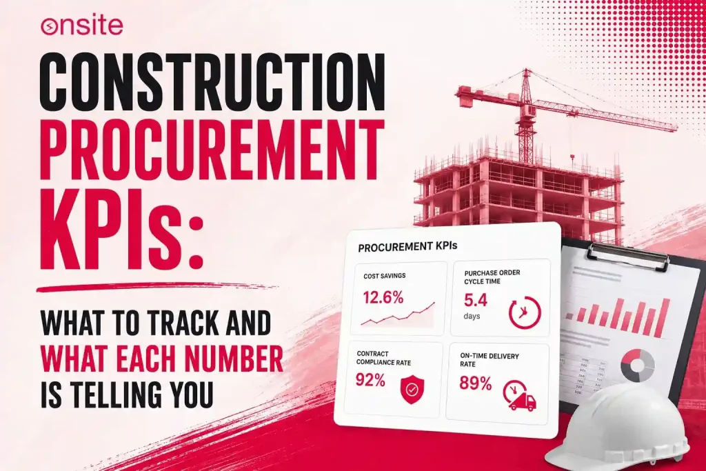 Construction Procurement KPIs: What to Track and What Each Number Is Telling You