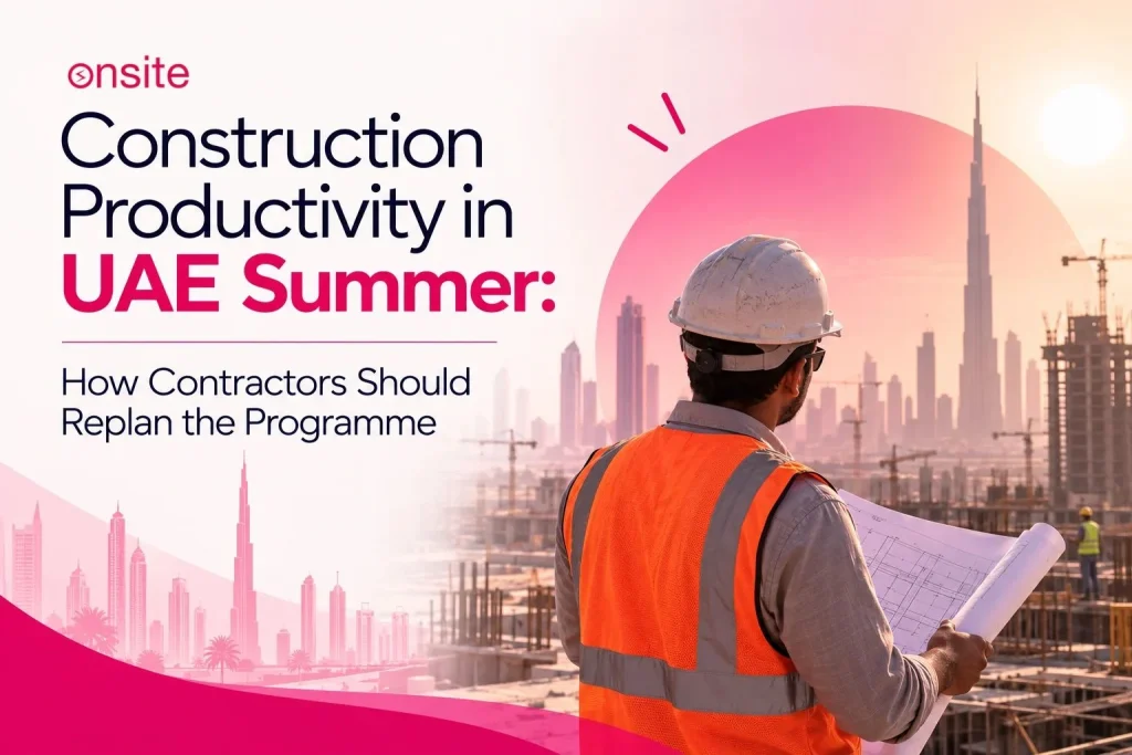 Construction Productivity in UAE Summer: How Contractors Should Replan the Programme