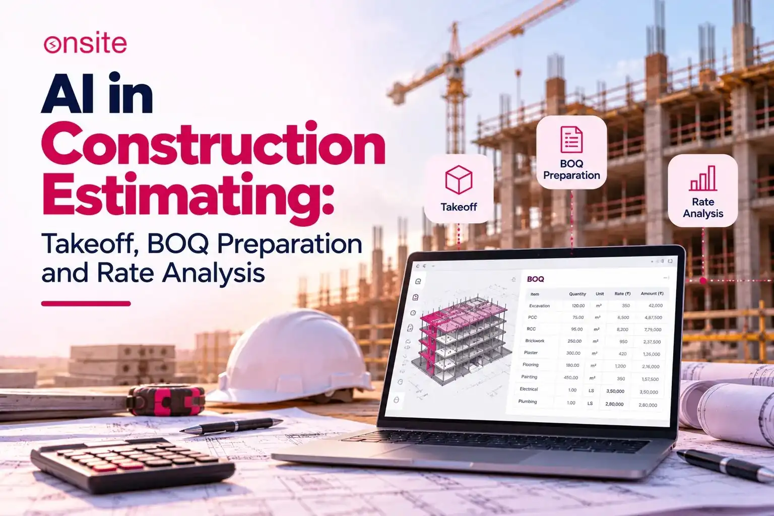 AI in Construction Estimating: Takeoff, BOQ Preparation and Rate Analysis